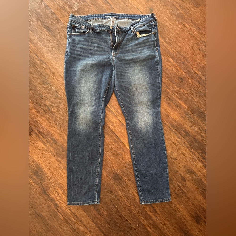 Old Navy Women's Blue Skinny Jeans